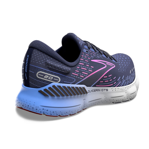Brooks Women's Glycerin GTS 20 - Peacoat/Blue/Pink - Image 4
