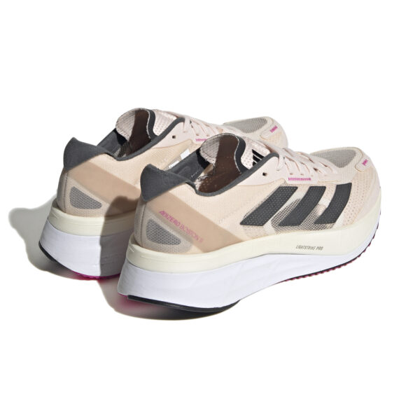 adidas Women's adizero Boston 11 - Wonder Quartz/Carbon/Crystal White - Image 3
