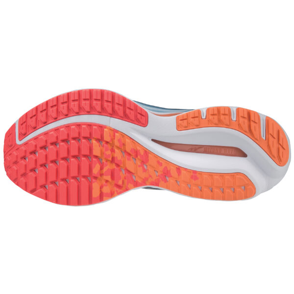 Mizuno Men's Wave Inspire 19 - Provincial Blue/White/Light Orange - Image 5
