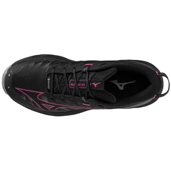 Mizuno Women's Wave Daichi 7 GTX - Black/Fuchsia Fedora/Quiet Shade - Image 3