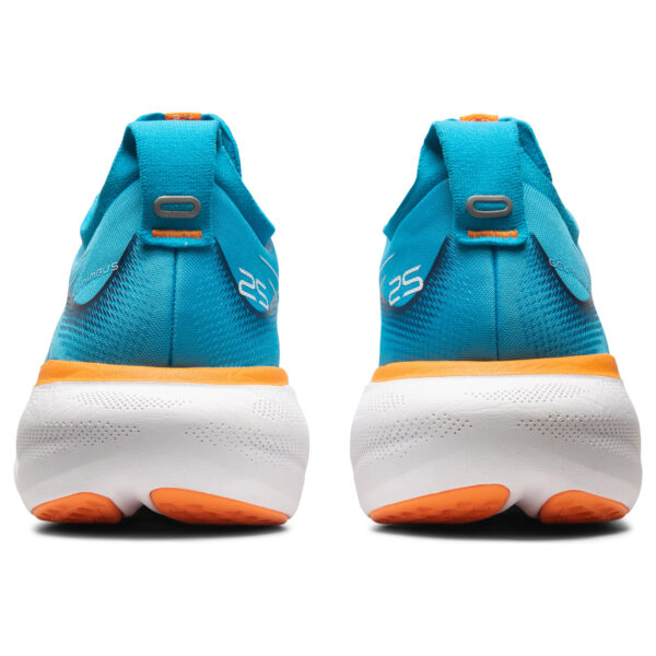 Asics Men's Gel-Nimbus 25 - Island Blue/Sun Peach - Image 7