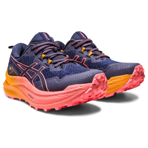 Asics Women's Trabuco Max 2 - Midnight/Papaya - Image 3