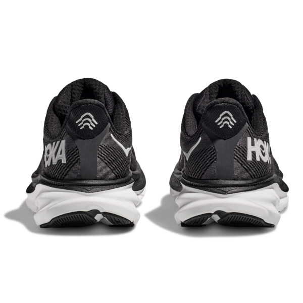 Hoka Men's Clifton 9 - Black/White - Image 6