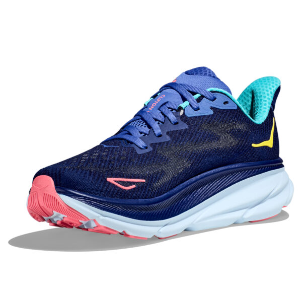 Hoka Women's Clifton 9 - Bellwether Blue/Ceramic - Image 4