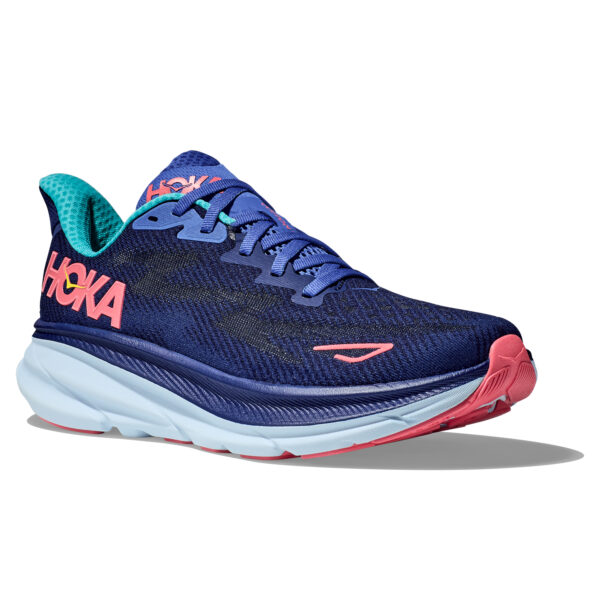 Hoka Women's Clifton 9 - Bellwether Blue/Ceramic - Image 3