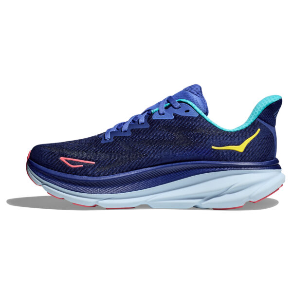 Hoka Women's Clifton 9 - Bellwether Blue/Ceramic - Image 2