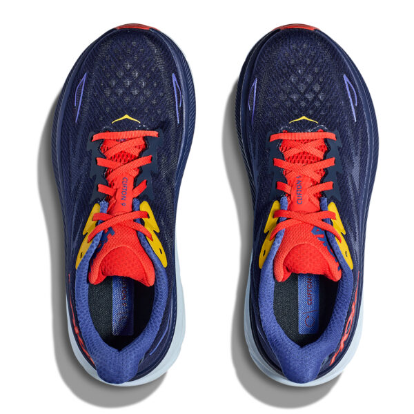 Hoka Men's Clifton 9 Wide - Bellwether Blue/Dazzling Blue - Image 6