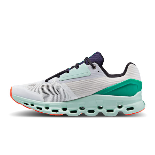 On Running Men's Cloudstratus - Undyed White/Creek - Image 2