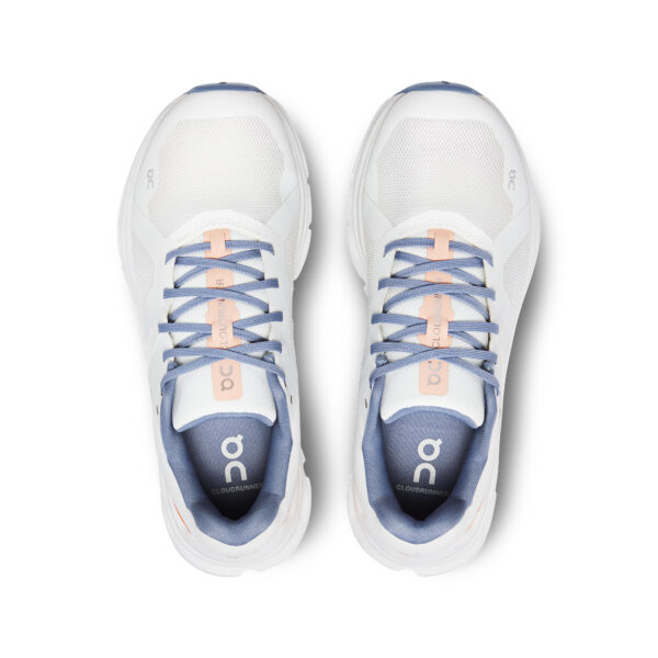 On Running Women's Cloudrunner - Undyed White/Flame - Image 4