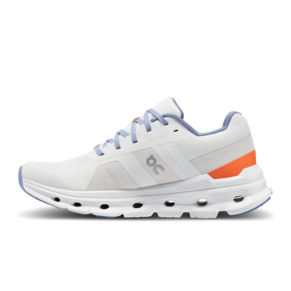 On Running Women's Cloudrunner - Undyed White/Flame - Image 2