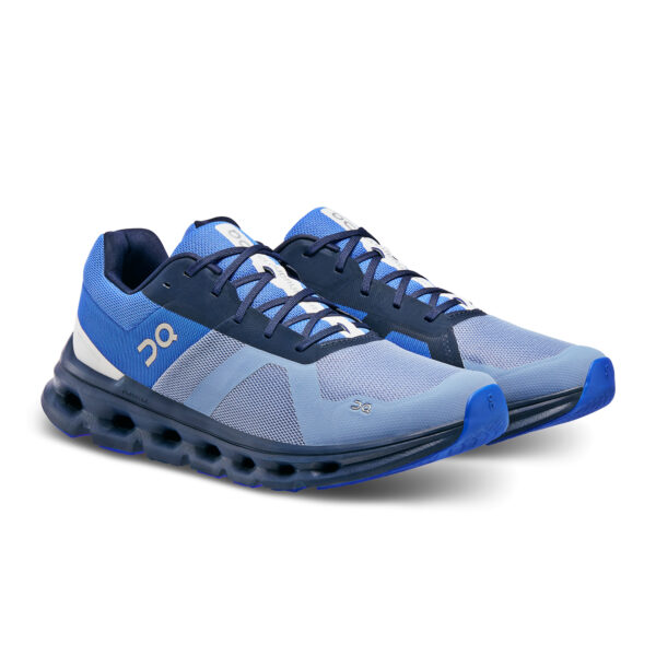 On Running Men's Cloudrunner - Shale/Cobalt - Image 3