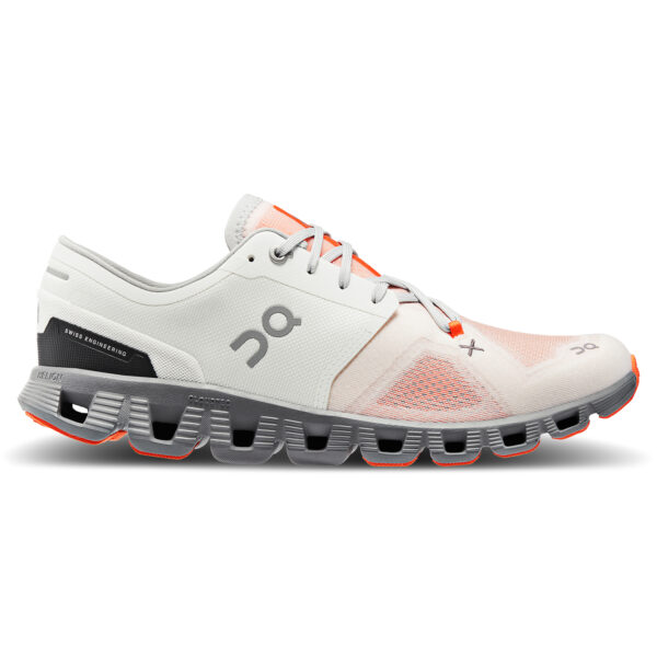 On Running Men's Cloud X 3 - Ivory/Alloy
