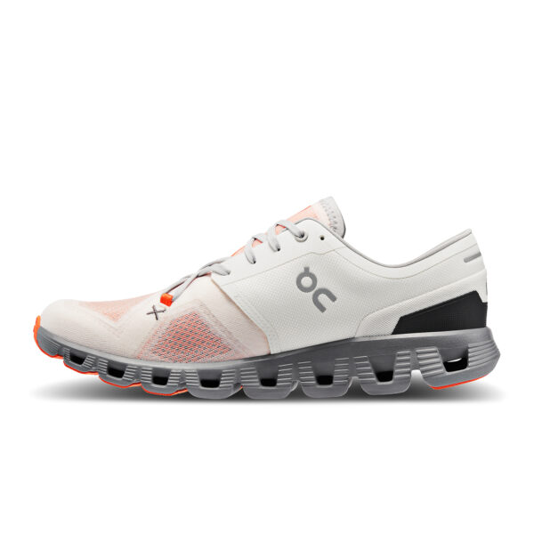On Running Men's Cloud X 3 - Ivory/Alloy - Image 2