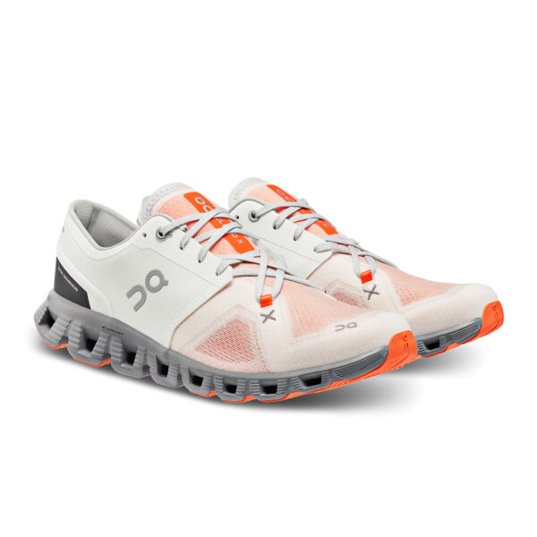 On Running Men's Cloud X 3 - Ivory/Alloy - Image 3