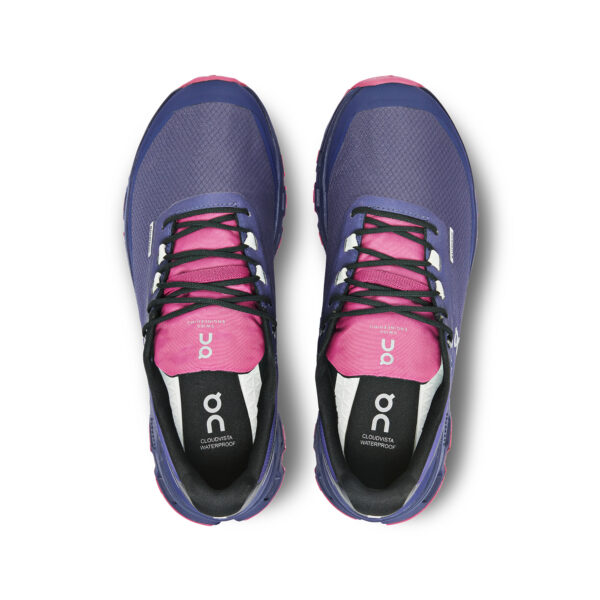 On Running Women's Cloudvista Waterproof - Flint/Acai - Image 4
