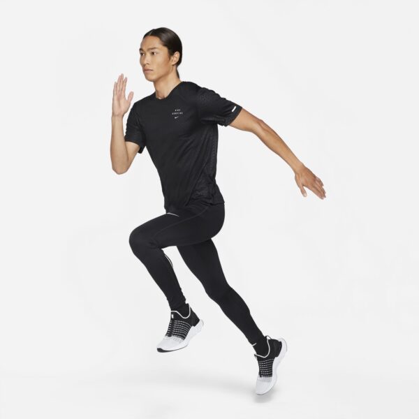 Nike Men's Challenger Running Leggings - Black/Reflective Silver - Image 8