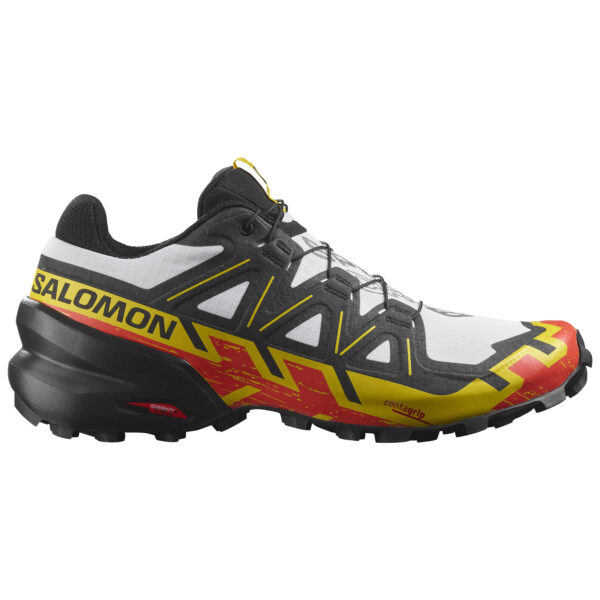 Salomon Men's Speedcross 6 - White/Black/Empire Yellow