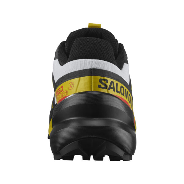 Salomon Men's Speedcross 6 - White/Black/Empire Yellow - Image 4