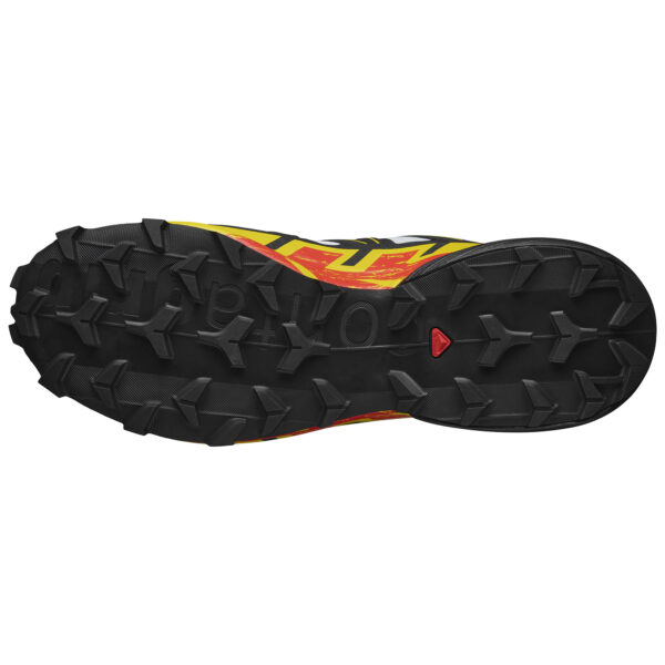 Salomon Men's Speedcross 6 - White/Black/Empire Yellow - Image 6