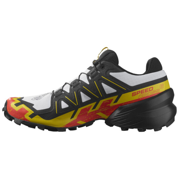 Salomon Men's Speedcross 6 - White/Black/Empire Yellow - Image 2