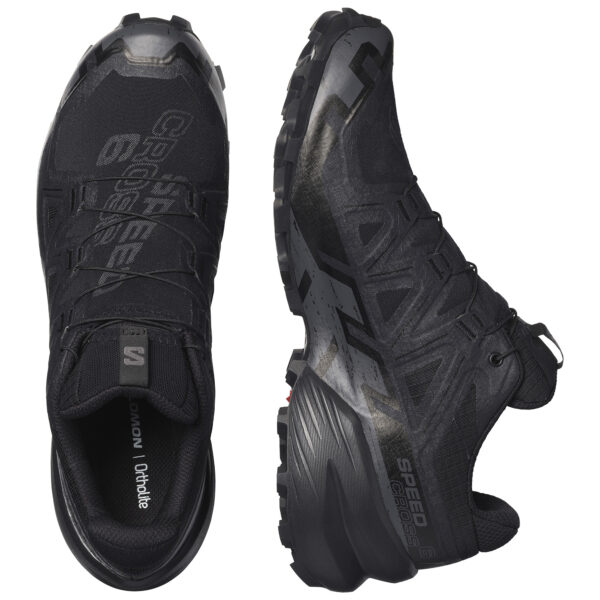 Salomon Men's Speedcross 6 GTX - Black/Black/Phantom - Image 5