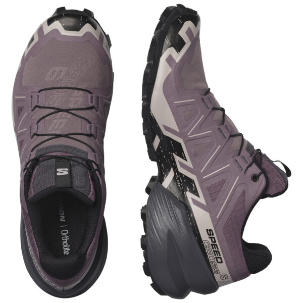 Salomon Women's Speedcross 6 - Moonscape/Black/Ash - Image 5