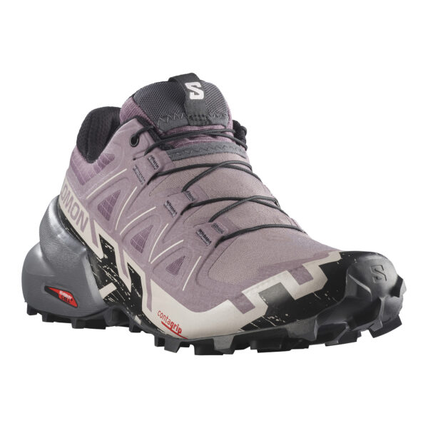 Salomon Women's Speedcross 6 - Moonscape/Black/Ash - Image 3