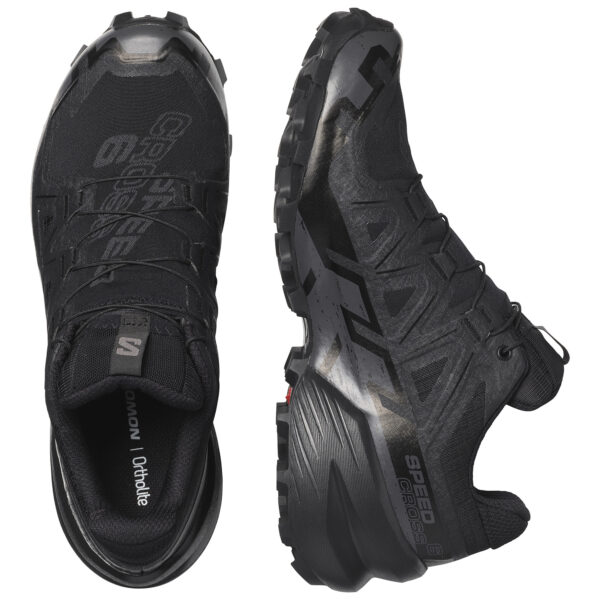 Salomon Women's Speedcross 6 GTX - Black/Black/Phantom - Image 5