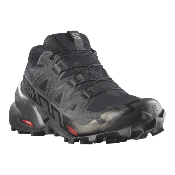 Salomon Women's Speedcross 6 GTX - Black/Black/Phantom - Image 3