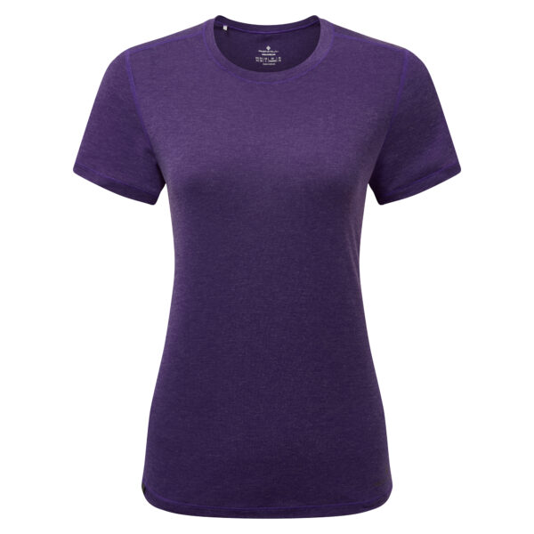 Ronhill Women's Life Tencel S/S Tee - Imperial Marl/Ultraviolet