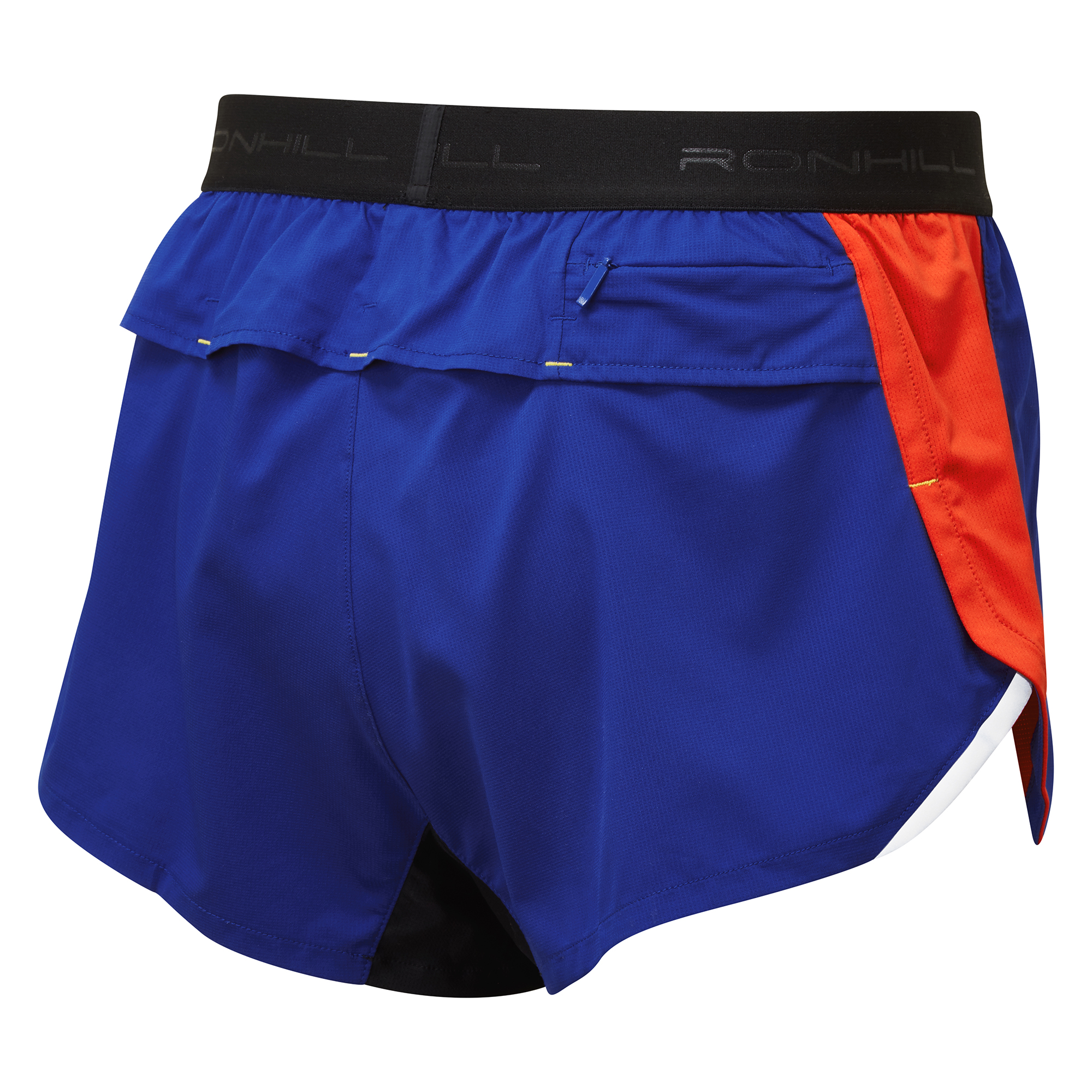 Ronhill Men's Tech Revive Racer Short - Dark Cobalt/Flame - Image 2