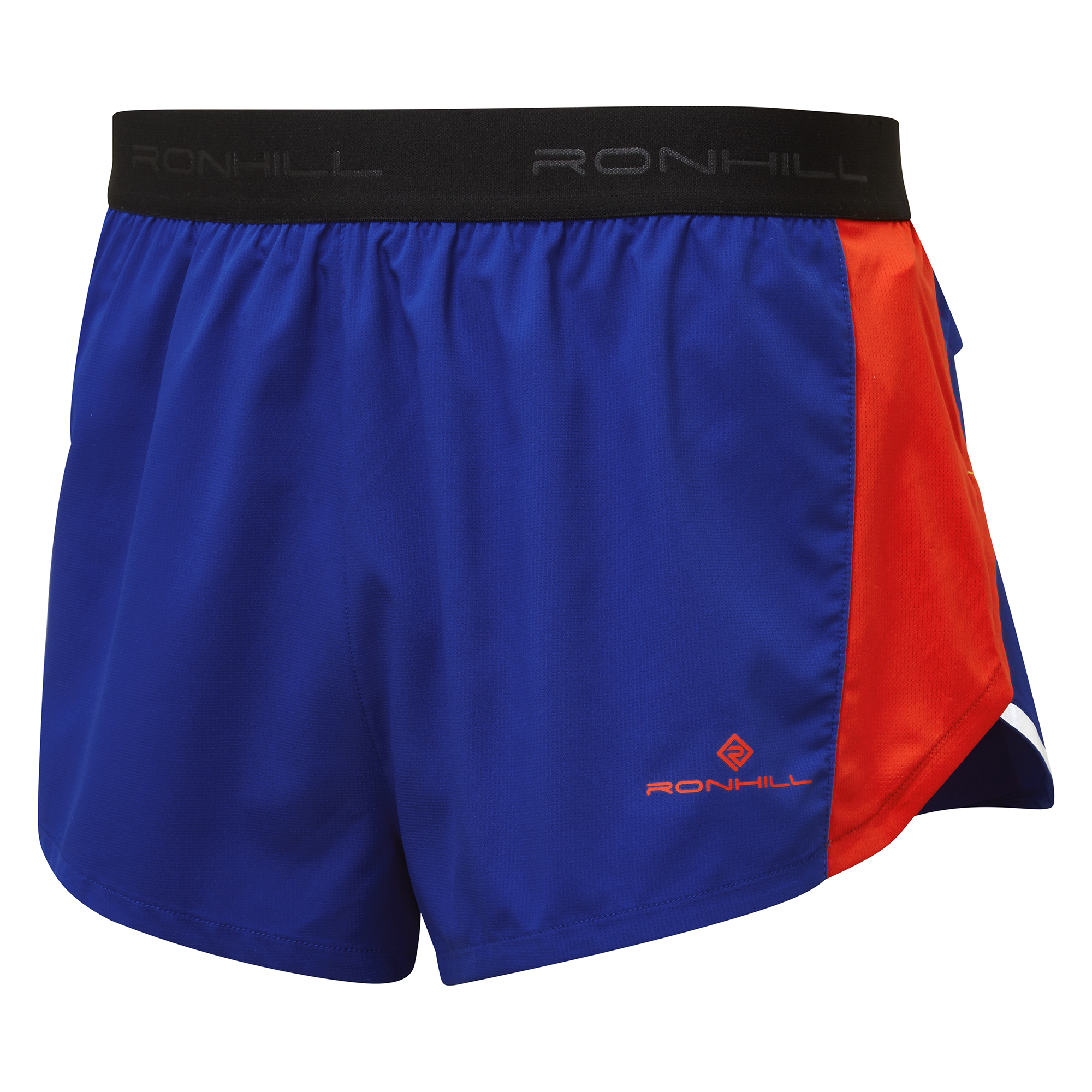Ronhill Men's Tech Revive Racer Short - Dark Cobalt/Flame