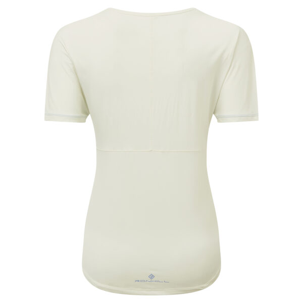 Ronhill Women's Tech Glide Tee - Lake Blue Marl/Vanilla - Image 2