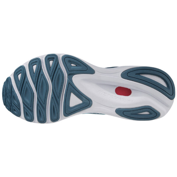 Mizuno Men's Wave Skyrise 4 - Blue Ashes/Nimbus Cloud/Soleil - Image 4