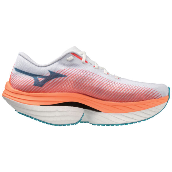 Mizuno Men's Rebellion Pro - White/Silver/Soleil - Image 2
