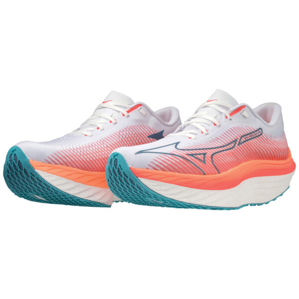 Mizuno Men's Rebellion Pro - White/Silver/Soleil - Image 8