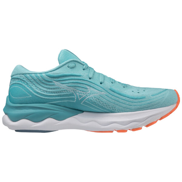 Mizuno Women's Wave Skyrise 4 - Antigua Sand/White/Light Orange - Image 2