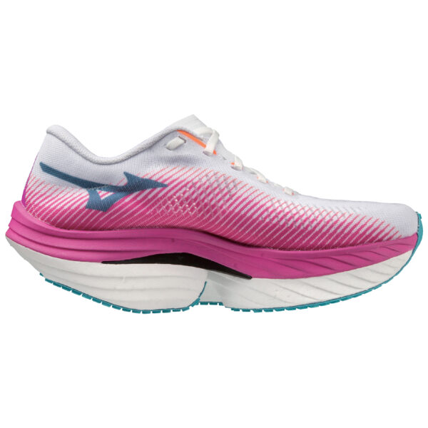 Mizuno Women's Rebellion Pro - White/Silver/807C - Image 2