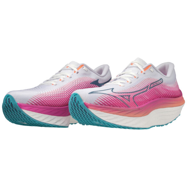 Mizuno Women's Rebellion Pro - White/Silver/807C - Image 8