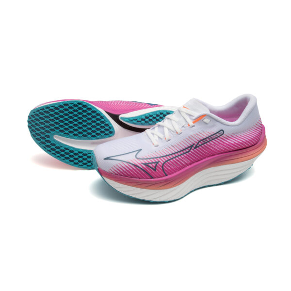 Mizuno Women's Rebellion Pro - White/Silver/807C - Image 9