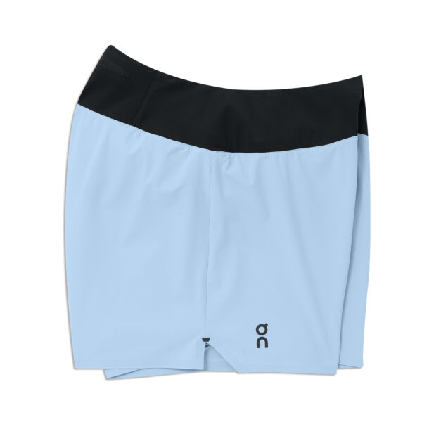 On Running Women's 5" Running Shorts - Stratosphere/Black - Image 7
