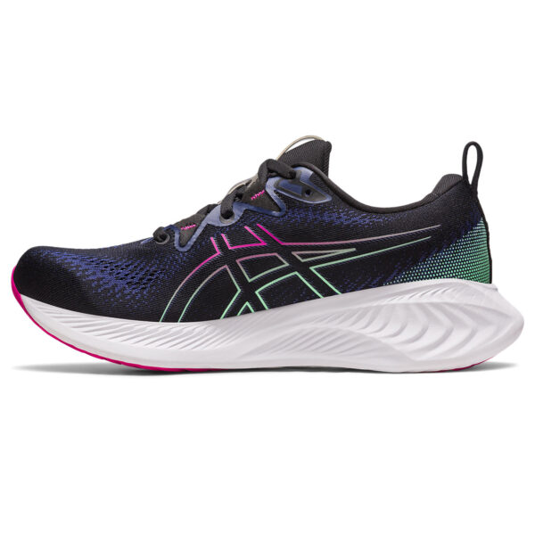 Asics Women's Gel-Cumulus 25 - Black/Pink Rave - Image 2