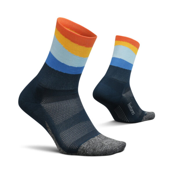 Feetures Light Cushion Mini Crew - Ascent Blue - Image 2