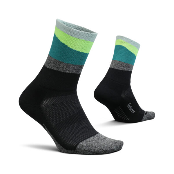 Feetures Light Cushion Mini Crew - Ascent Green - Image 2