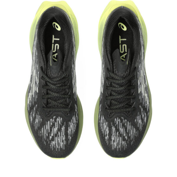 Asics Men's Novablast 3 - Black/Dried Leaf Green - Image 5