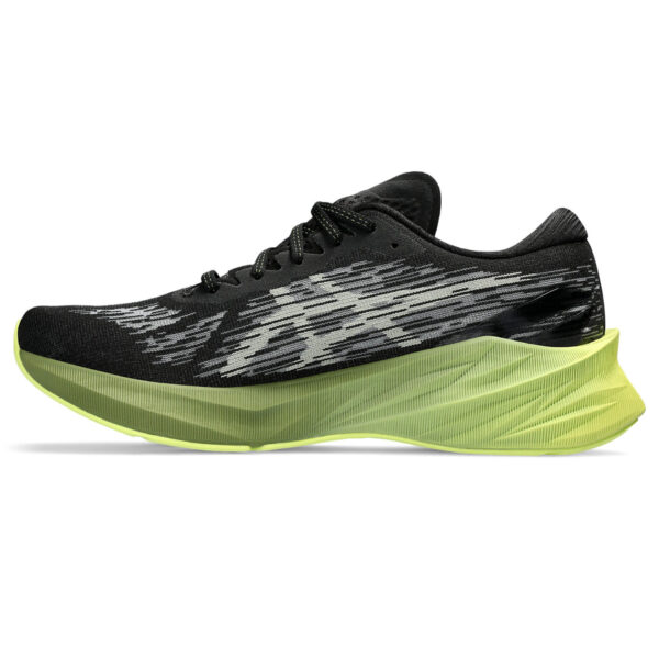 Asics Men's Novablast 3 - Black/Dried Leaf Green - Image 2