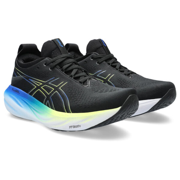 Asics Men's Gel-Nimbus 25 - Black/Glow Yellow - Image 3