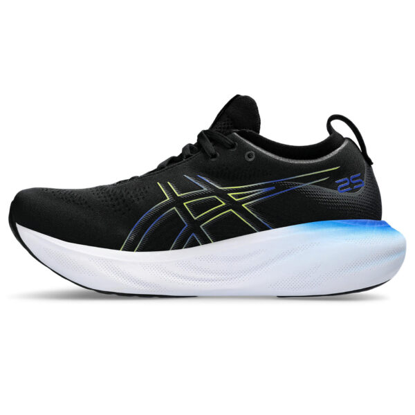 Asics Men's Gel-Nimbus 25 - Black/Glow Yellow - Image 2