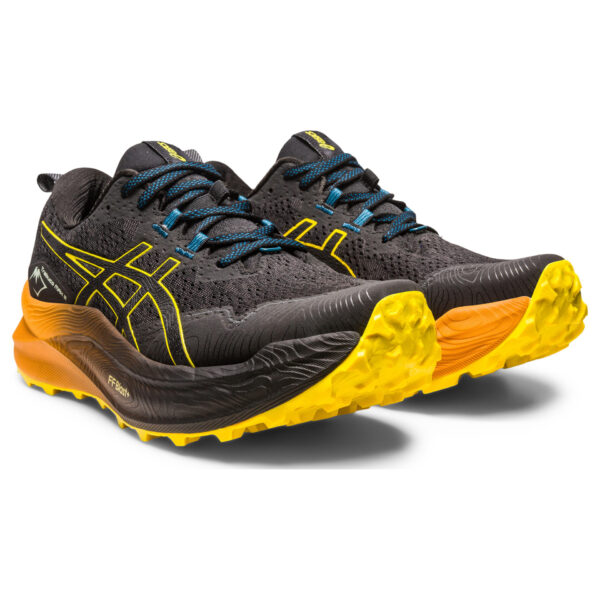 Asics Men's Trabuco Max 2 - Black/Golden Yellow - Image 3