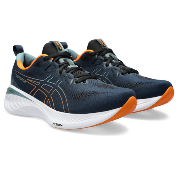 Asics Men's Gel-Cumulus 25 - French Blue/Bright Orange - Image 3